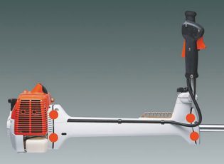 STIHL 4-Punkt-Antivibrationssystem